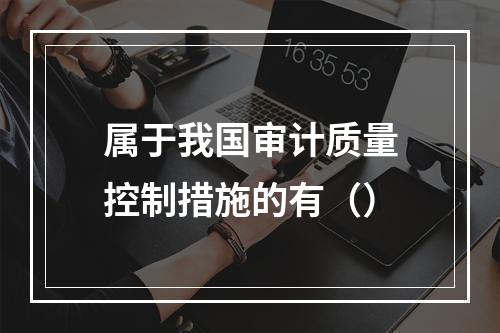 属于我国审计质量控制措施的有（）