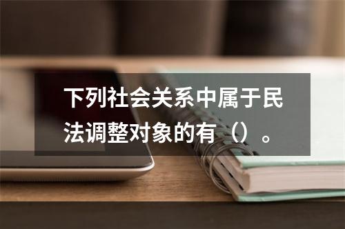 下列社会关系中属于民法调整对象的有（）。