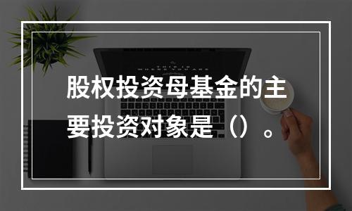 股权投资母基金的主要投资对象是（）。