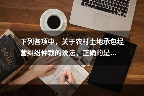 下列各项中，关于农村土地承包经营纠纷仲裁的说法，正确的是（）