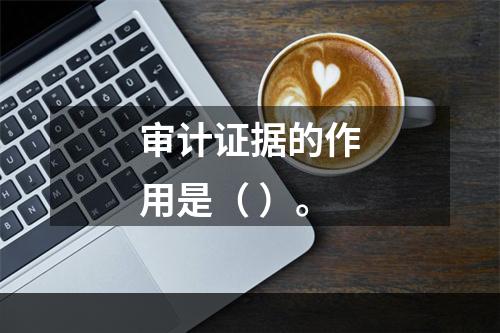 审计证据的作用是（ ）。