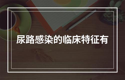 尿路感染的临床特征有