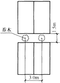 图示停车位间绿化布置方式正确的是（　　）。[2011年真题