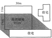 下列哪块绿地可计入组团绿地？（　　）