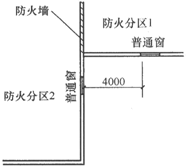 下列高层建筑防火分区防火墙设计中错误的是（　　）。