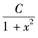 微分方程（3+2y）xdx+（1+x2）dy=0的通解为（　