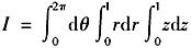 计算，其中Ω为z2=x2+y2，z=1围成的立体，则正确的解