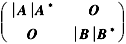 设A，B为n阶矩阵，A*，B*分别为A，B对应的伴随矩阵，分