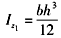 图5-4-2所示矩形截面对z1轴的惯性矩Iz1为（　　）。