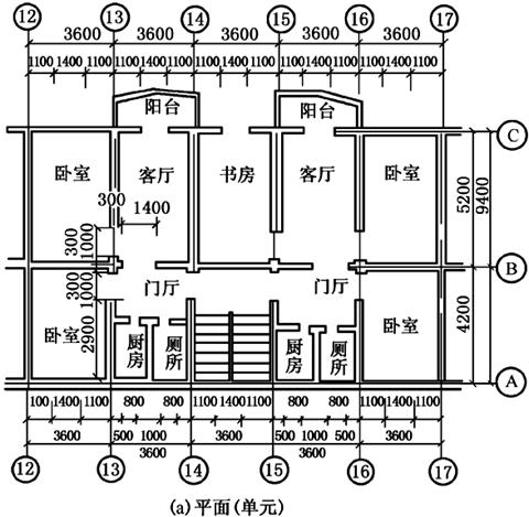 纵向B轴，13轴～16轴墙肢，首层Vi=175.22kN，σ