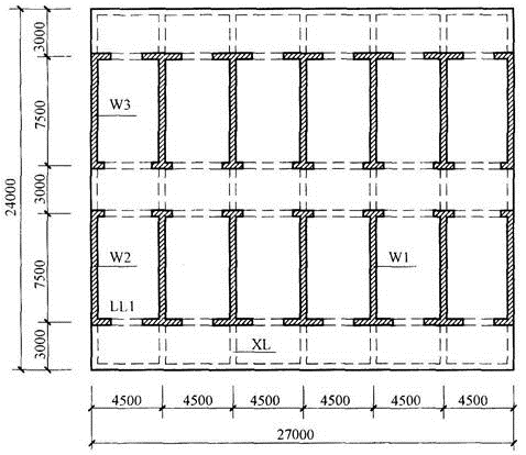 假定，结构基本自振周期T1=0.6s，各楼层重力荷载代表值均