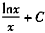 若f（x）的一个原函数是，则∫xf ′（x）dx=（　　）