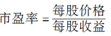 以下关于市盈率和市净率的表述不正确的是（　　）。