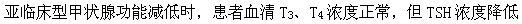 血清促甲状腺激素浓度测定正确的是（）