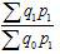 派氏物价指数的计算公式为（　　）。[2011年初级真题]