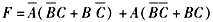 逻辑函数F=f（A、B、C）的真值表如表7-4-1所示，由