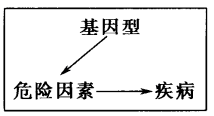 最适合解释营养素与基因在肥胖发生中作用的模型是（）