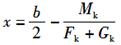 假定Mk≠0，则图5-19中尺寸x满足下列何项关系式时，其基