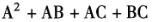 对逻辑表达式(A+B)·(A+C)的化简结果是()。