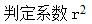 评价回归直线方程拟合优度如何的指标有()。