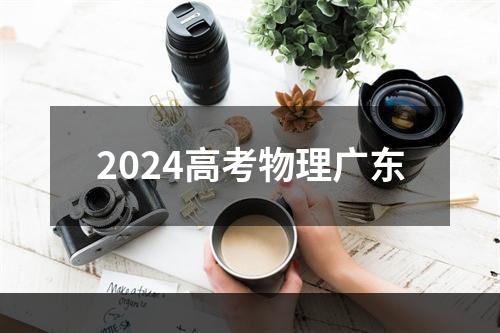 2024高考物理广东