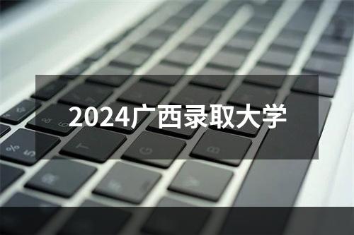 2024广西录取大学