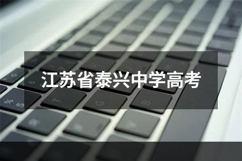 江苏省泰兴中学高考