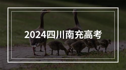 2024四川南充高考