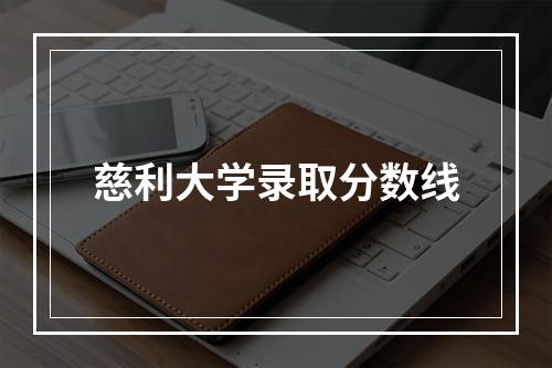 慈利大学录取分数线