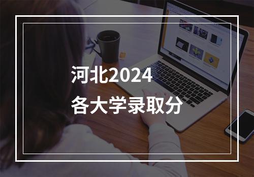 河北2024各大学录取分