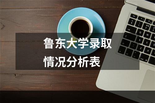 鲁东大学录取情况分析表