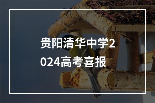 贵阳清华中学2024高考喜报