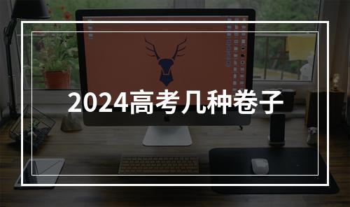 2024高考几种卷子