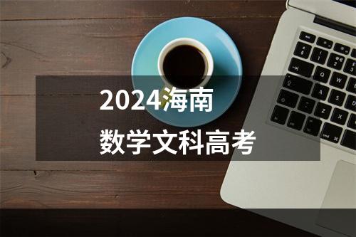 2024海南数学文科高考