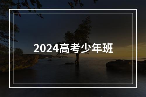 2024高考少年班