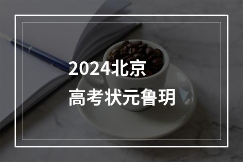 2024北京高考状元鲁玥