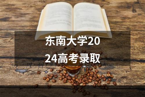 东南大学2024高考录取