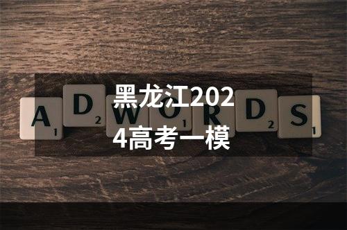 黑龙江2024高考一模