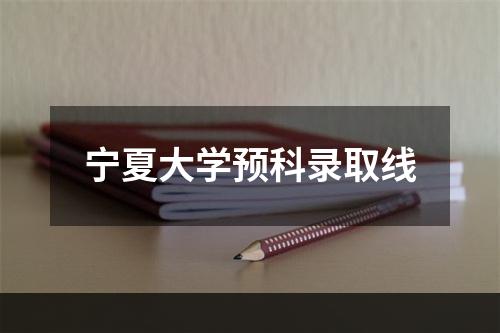 宁夏大学预科录取线