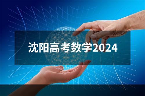 沈阳高考数学2024