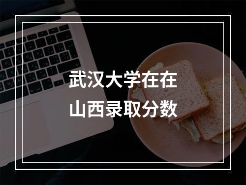 武汉大学在在山西录取分数