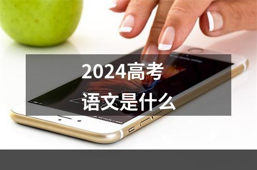 2024高考语文是什么