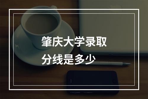 肇庆大学录取分线是多少