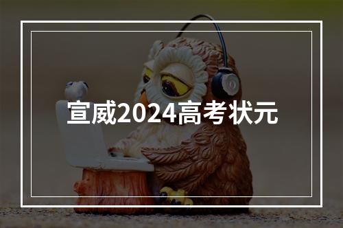 宣威2024高考状元