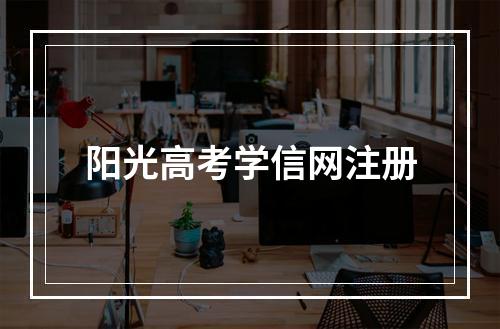 阳光高考学信网注册