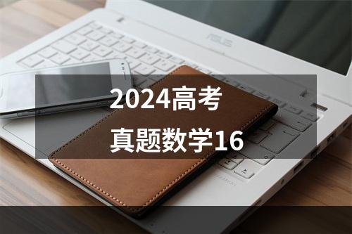 2024高考真题数学16