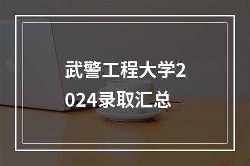 武警工程大学2024录取汇总