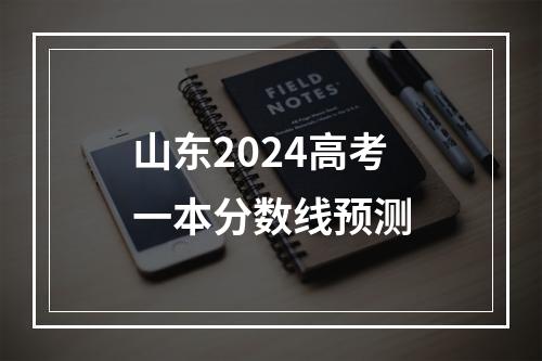 山东2024高考一本分数线预测