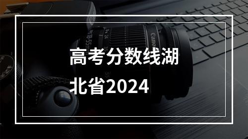 高考分数线湖北省2024