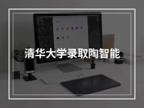 清华大学录取陶智能